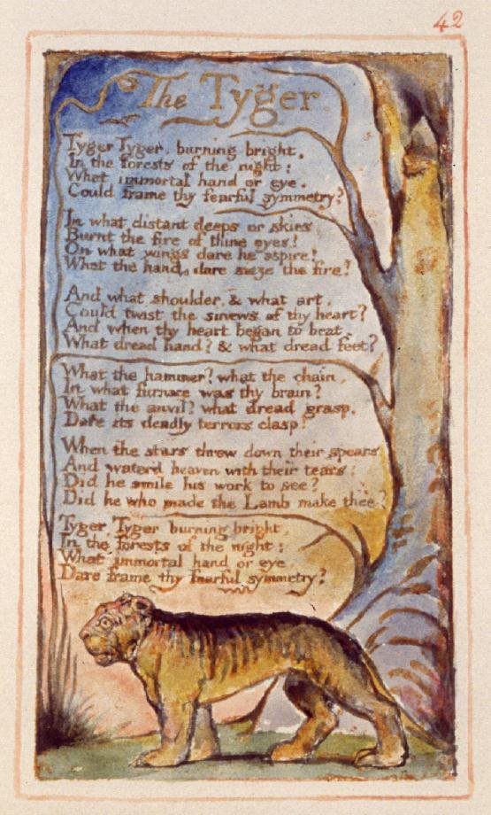 william blake tyger. (A) quot;Tygerquot; by William Blake